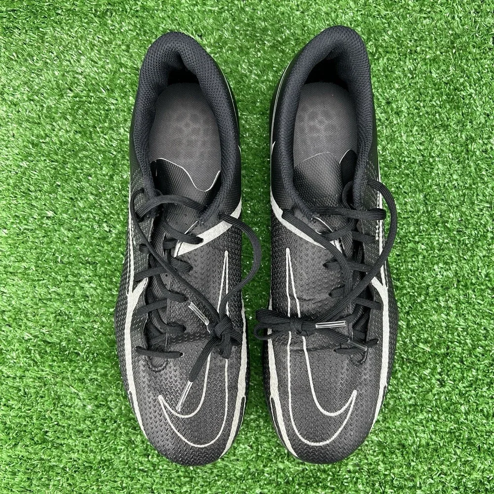 Nike Phantom GT2 Club Mg Soccer Cleats Black Iron Grey DA5640-004‎ Men's 9 Boots